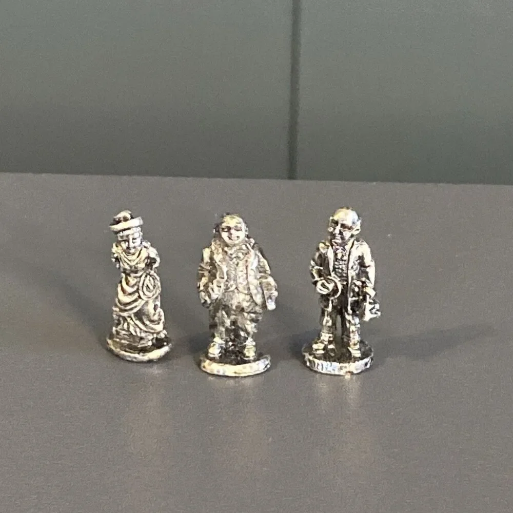 15 IRS Pewter Figures People Wagon Beer 1990s Miniature Metal Model Display 1
